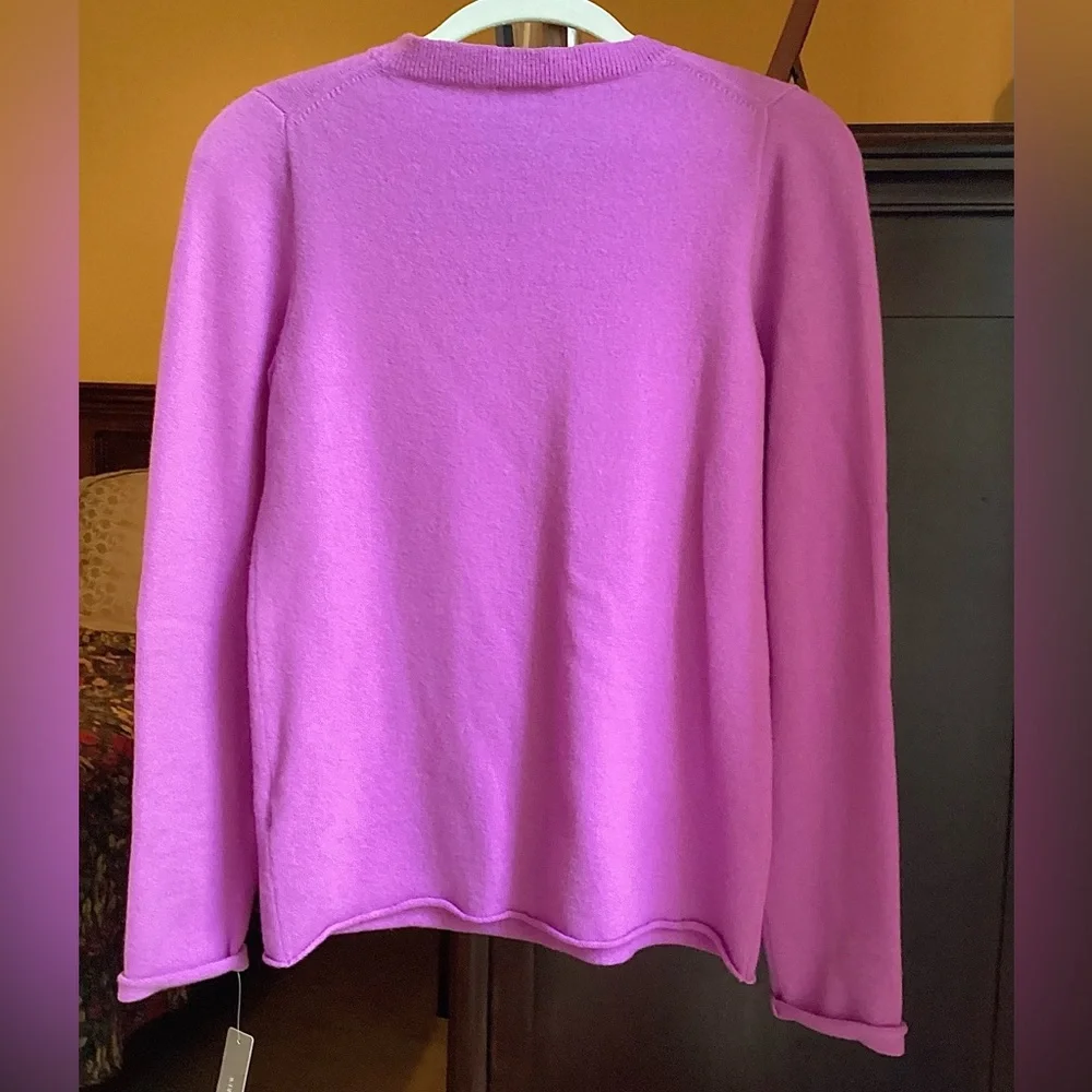 NWT J.CREW 100%Cashmere Sweater. M - Picture 9 of 14